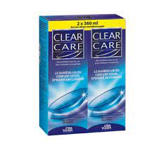 Solution Nettoyante Et Aseptisante 2 X 360 Ml Clear Care Solution Pour Lentille Souple Jean Coutu