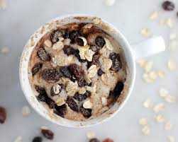 Oatmeal Raisin Cookie Mug Cake Recipe Mug Recipes Raisin Cookies Nutella Mug Cake