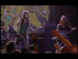 A behind the scenes polaroid of l7 starring as camel lips in serial mom. L 7 L7 Stars As The Band Camel Lips And Performs