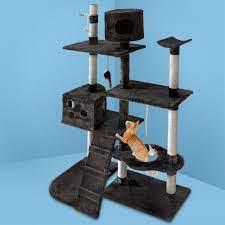 170cm Cat Scratching Post Tree Pole Grey Cat Tree Scratching Post Cat Scratching Post Large Cat Tree