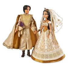 Aladdin And Jasmine Limited Edition 17 Wedding Doll Set Limited Edition Of 250 Disney Dolls Disney Barbie Dolls Disney Princess Dolls