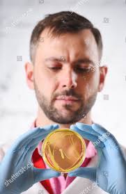 Dr Joe Latimer Salford University Looking Editorial Stock Photo