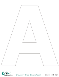 Check spelling or type a new query. Printable Stencil Letters The Letter A