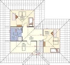Das Ausgebaute Dachgeschoss Des Winkelbungalow Plan 133 Mit 57 Qm Wohnflache Haus Grundriss Winkelbungalow Winkelbungalow Grundriss