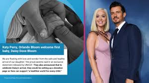 Daisy dove bloom (child with orlando bloom). Katy Perry And Orlando Bloom Welcome First Baby Daisy Dove