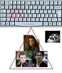 Love Triangle Vampire Diaries Funny Vampire Diaries Memes Vampire Diaries Wallpaper