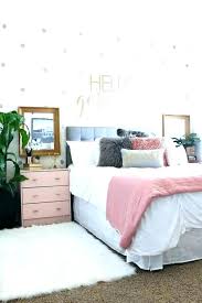 Those rose gold pillows and linen beautify the decor which is dominated by white. Pink And Gold Bedroom Ideas Bedroom Ideas
