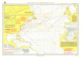 Pilot Chart Of The North Atlantic Ocean 1903 National