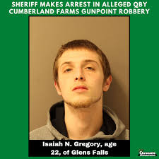 Glens Falls man arrested in alleged QBY Cumberland Farms gunpoint robbery