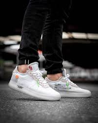 Off White X Nike Air Force 1 Zapatillas Hombre Moda Tenis Nike Blancos Zapatos Vans Para Hombre