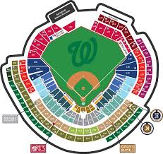 Nationals Park Seating Map In 2019 Washington Nationals