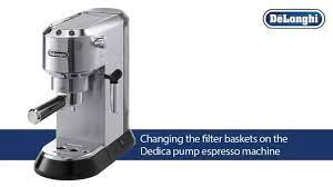 The de'longhi ec680 may not be the most affordable home espresso maker, but it sure makes strong joe that could rival more expensive models. De Longhi Dedica How To Remove The Filter Basket Youtube