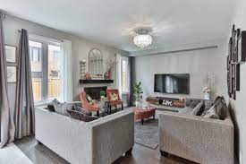 The bright orange shade of this amazing living room is surely the main buzz provider of the place, it creates an utterly vibrant and lively ambiance and it works as a perfect foundation of this ultra modern living room. Luxury Grey And Orange Living Room Ideas