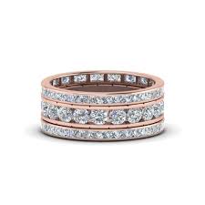 Rose gold rings for women. Rose Gold Wedding Bands For Him Her Fascinating Diamonds
