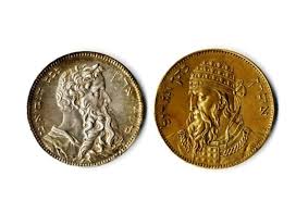 Medals. "Moses" and "Aharon the Priest". Silver and Bronze. France, 1827