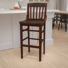 When i think about about concrete, i usually picture a bunch of hairy bros whistling at attractive women walking across the street from their worksite. Walnut Wood Stool Bfdh 2332cchcs Wa Bar Tdr Restaurantfurniture4less Com