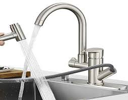 We did not find results for: Hoimpro Pull Down Kitchen Faucet High Arc Single Handle Rv Kitchen Sink Faucet With Pull Out Sprayer And 360 Degree Swivel