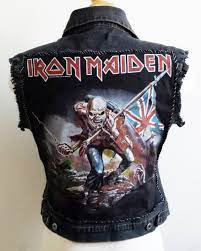 Iron Maiden The Trooper Denim Battle Jacket Ironmaiden Thetrooper Battlejacket Battle Jacket Iron Maiden The Trooper Iron Maiden