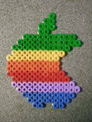 Mac Hama Evantares Tags Ikea Apple Logo Macintosh Beads Mac Patterns Hama Patrones Plantillas Pyssla Fuse Bead Patterns Perler Bead Patterns Perler Bead Art