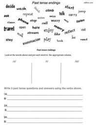 The past continuous is not always necessary. 10 Incredibly Useful Past Tense Simple Teaching Activities