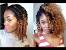 Side Flat Twist On Relaxed Hair