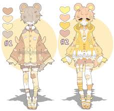 Teddy Bear Adoptables Closed By As Adoptables On Deviantart Anime Character Design Bear Character Design Cute Art