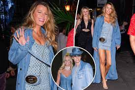 Blake Lively channels Britney Spears in all-denim ensemble