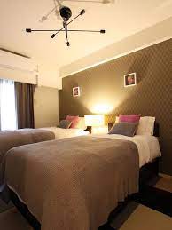 6畳の寝室をホテルライクな空間に 自宅で 寝室 インテリアアイデア