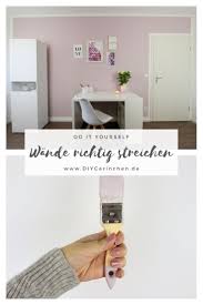 Diy Wande Mit Rand Richtig Streichen Inkl Tipps Und Tricks Roomtour In 2020 Richtig Streichen Wande Streichen Tipps Rosa Wandfarbe
