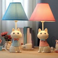 E27 Child Bedroom Table Lamps Cartoon Lovely Cat Model Iron Tail Fashion Creative Novelty Desk Lamp Home Children Reading Lig Table Lamp Table Lamp Design Lamp
