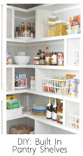 For many items, you will want shallow shelves that provide easy viewing of food items. Diy Pantry Shelves Centsational Style