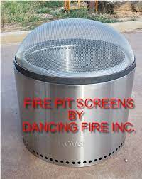 A key fire pit accessory if there ever was one. Solo Stove Bonfire Fire Pit Spark Arresting Fire Pit Screen Ans Snuffer Pan