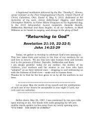 Living Into Our Faith