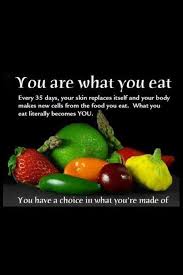 Yet despite the evidence now available that food & health are inextricably linked, why is it more and more people are suffering. You Are What You Eat Every 35 Days Your Skin Replaces Itself And Your Body Makes New Cells From The Food You Eat Wh Food Matters Nutrition Real Food Recipes