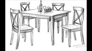 Choose your favorite dining room paintings from 5,758 available designs. Easy Drawing Of Dining Table Novocom Top