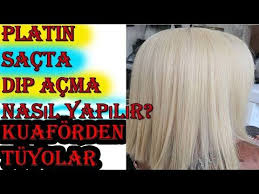 Platin Sacta Dipler Nasil Acilir Kuaforden Dip Acma Tuyosu Youtube Sac Kuaforler Youtube