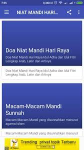 Niat Mandi Hari Raya For Android Apk Download