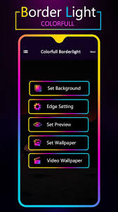 Choose home screen or home screen and lock. Colorful Border Light Edge Video Live Wallpaper Pour Android Telechargez L Apk