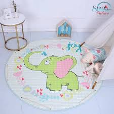 Maybe you would like to learn more about one of these? Round Baby Mat Nursery Kid Play Rug With String Dumbo Joy Elephant
