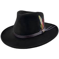 Scala Df6 Crushable Wool Felt Outback Hat Outback Hat Classy Hats Womens Hat Styles