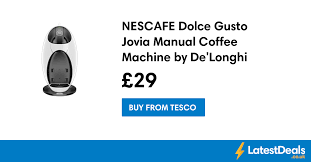 Online food shopping is easy at tesco. Nescafe Dolce Gusto Jovia Manual Coffee Machine By De Longhi 29 At Tesco Handheld Vacuum Cleaner Handheld Vacuum Nescafe