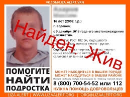 V Voronezhe Nashli Zhivym I Nevredimym Propavshego 16 Letnego Podrostka