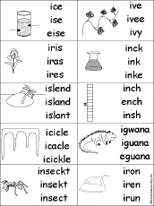 If a space or special character is needed in word, log into your account before creating the list, submit the list and add the character(s) when you edit the list. Letter I Alphabet Activities At Enchantedlearning Com