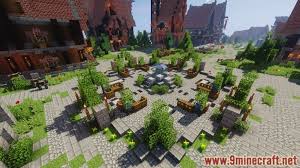 Medieval Town Map Pack 1 12 2 1 11 2 For Minecraft 9minecraft Net Medieval Town Town Map Minecraft Medieval