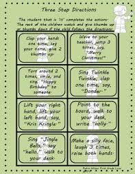 Following Directions Task Cards Christmas Task Cards Health Lesson Plans Elementary Health Lessons