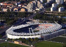 Very impressive from the air and the it is a big stadium where rugby is played, reachable by public transport either by bus or tram. Toulouse Fc Stadium Municipal De Toulouse Guide French Grounds Football Stadiums Co Uk