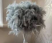 Top grey feather floor lamp Top Sellers Black Friday