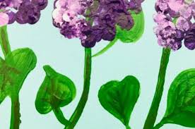 Cotton swabs easy beginner watercolor painting flowers. Cotton Swab Flower Painting Fun Kids Crafts