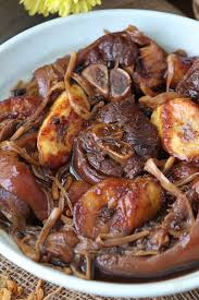 Easy Pork Estofado Stewed Pork Pata Foxy Folksy Recipe Pork Hock Braised Pork Pork Recipes
