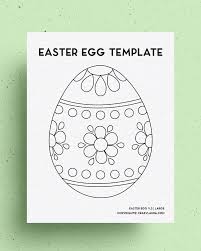 Here is a collection of 25 easter eggs coloring pages in different designs and patterns. Free Easter Egg Template Coloring Pages For 2021 Crazy Laura